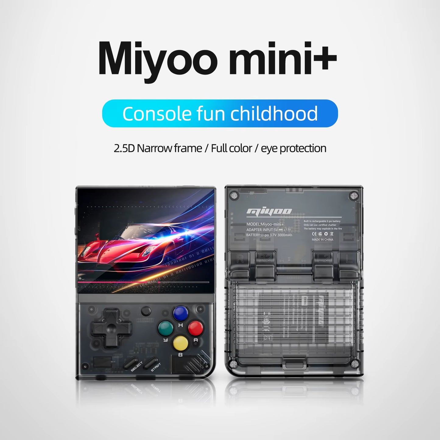 Mini plus Portable Retro Handheld Game Console V2 Mini+ IPS Screen Classic Video Game Console Linux System Children'S Gift