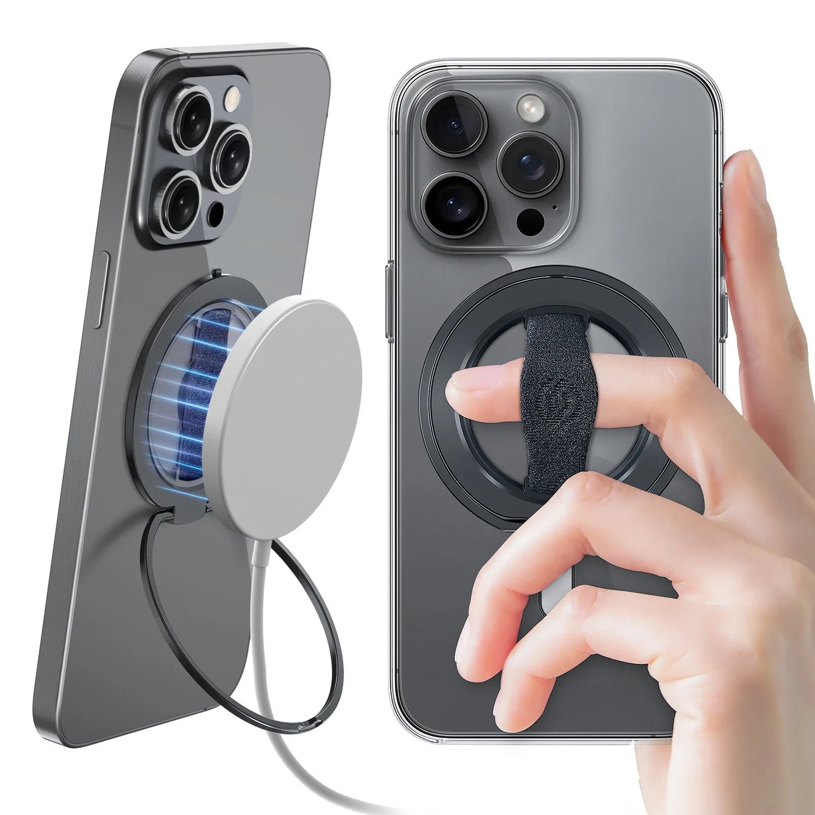 EWA MagOne™ 3rd Gen Magnetic Phone Holder with Kickstand — MagSafe Compatible for iPhone 13–17 Series